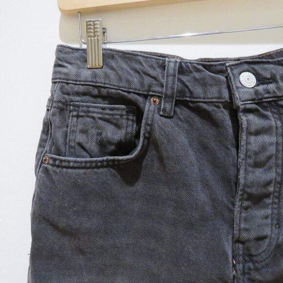 FREE PEOPLE WE THE FREE Jam Session Relaxed Capri Jean Rocksteady Black Boho NWT - Picture 6 of 15